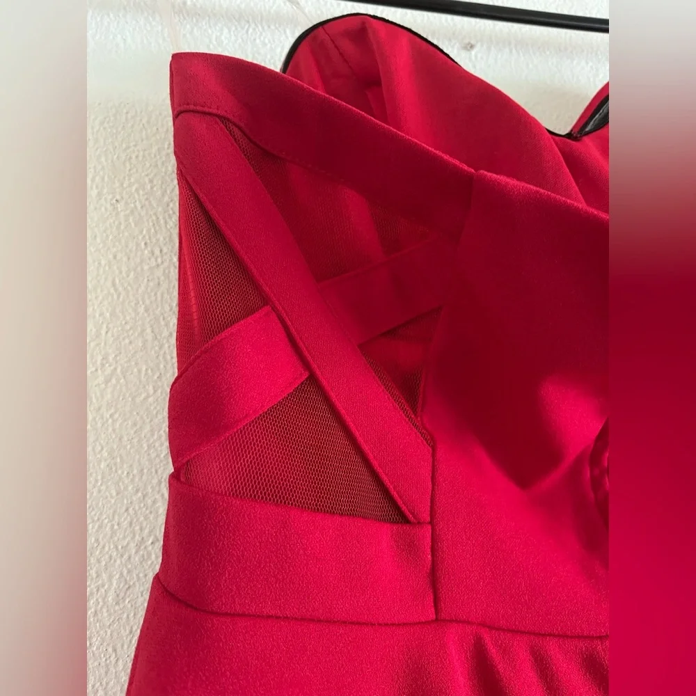 Strapless Red Mini - Picture 3 of 6